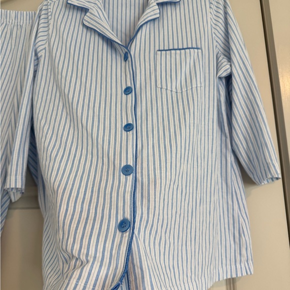 Kim Rogers Light Blue Striped Shirt - Picture 4 of 4